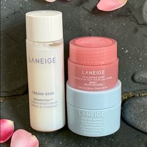 LANEIGE Pink & Light Blue Skincare Trio